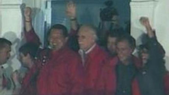 Chavez returned as Venezuelan President