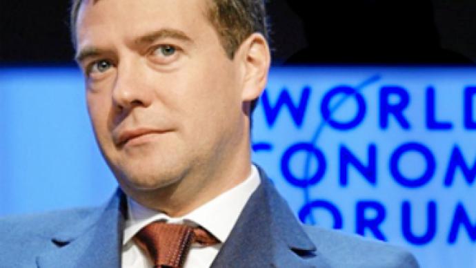 Medvedev to debut in Davos