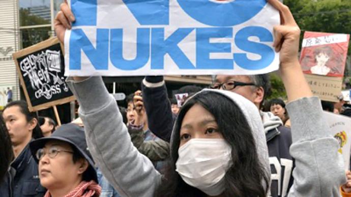 Nuclear protests in Japan mark three months since disasters