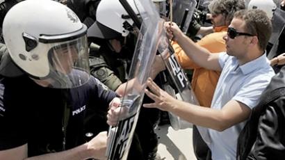 Default looms over protest-ridden Greece