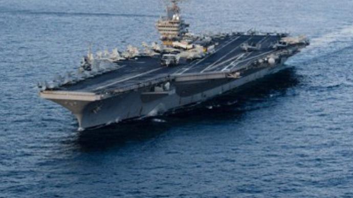 Iranian navy shadows USS Abraham Lincoln through Hormuz Strait