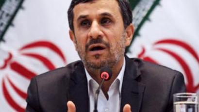 Ahmadinejad talks peace & justice as US boycotts address 