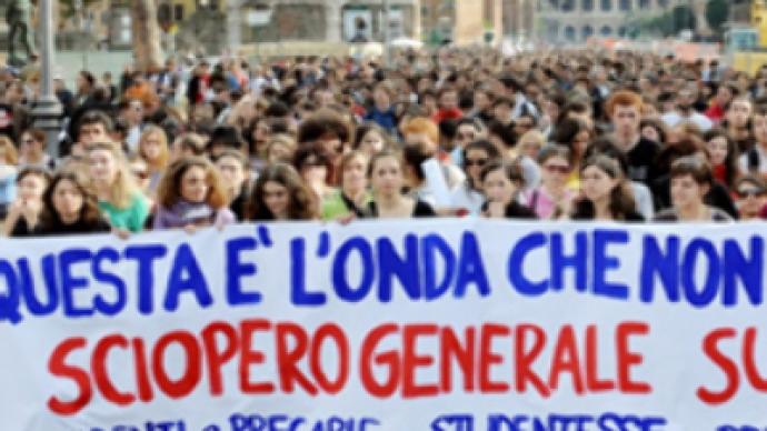 Italian education cuts spark massive protests 