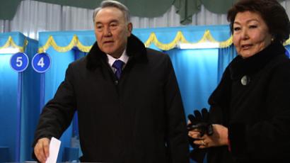 Threesome for new Kazakh parliament