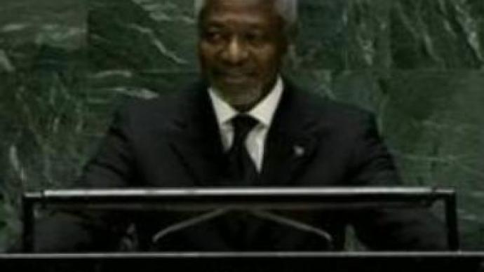 Kofi Annan steps down