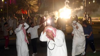 Kuwait anti-government rally dispersed with tear gas, stun grenades