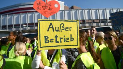 Protests disrupt 1,755 Lufthansa flights