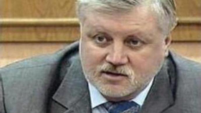 Mironov seeks regions’ support to extend presidential term  