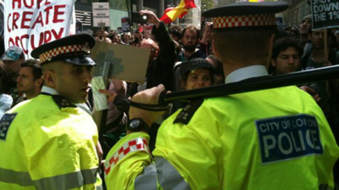 Occupy London: Hundreds march for global change
