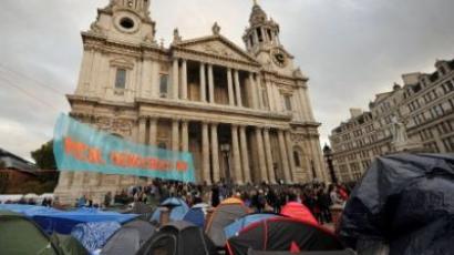 Occupy London outraged as police turning blind eye to aggressor
