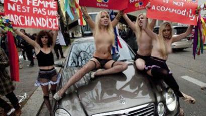 Broken and Bruised: FEMEN marks Women’s day (VIDEO)