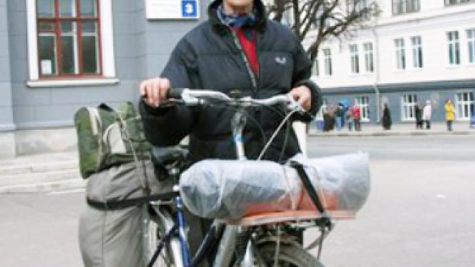 Across Russia on a bicycle...at 70