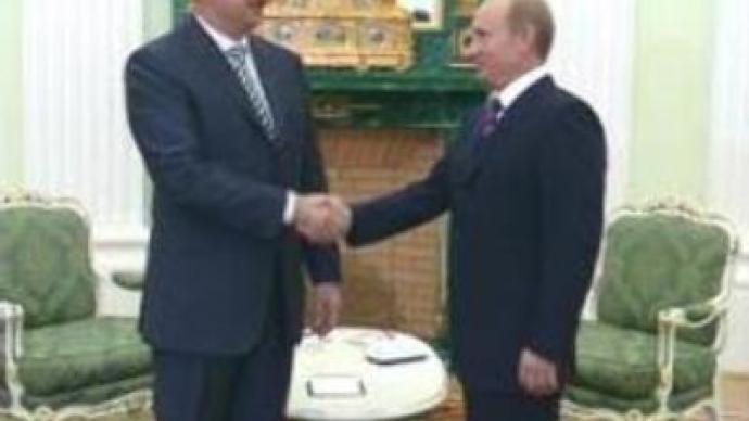 Russian and Azerbaijan Presidents meet 