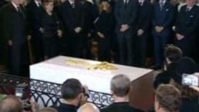 Russian empress is laid to rest