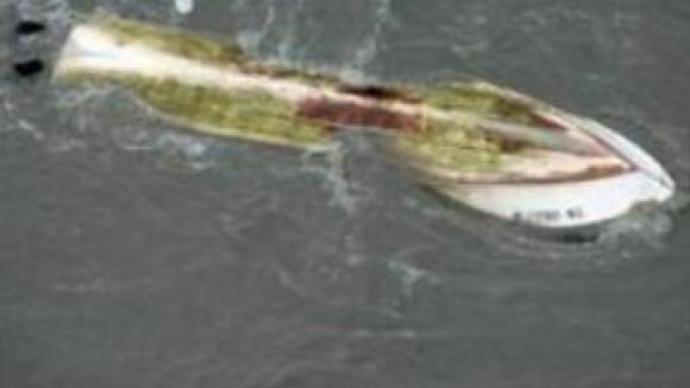 Russian schooner capsizes in Russia's Far East