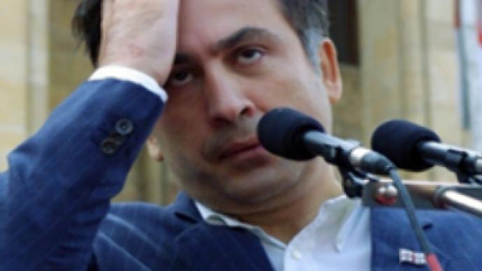 Saakashvili: Get out! Get out! Oh…they’ve gone