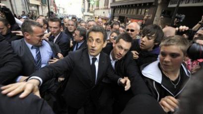 ‘On a razor’s edge’: Sarkozy lags on eve of elections