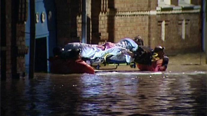 Heavy showers flood capital of southern Russian republic