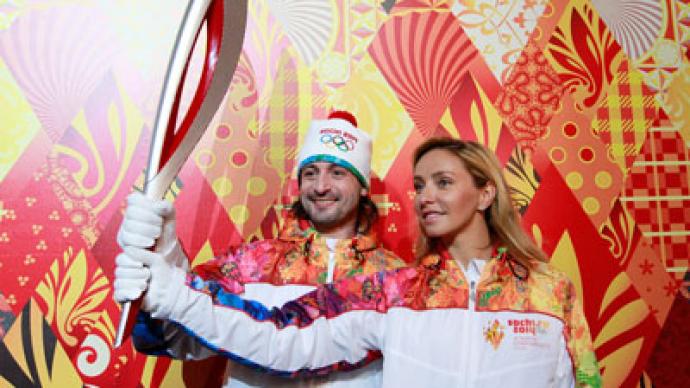 Firebird flame: Sochi Winter Olympic torch unveiled