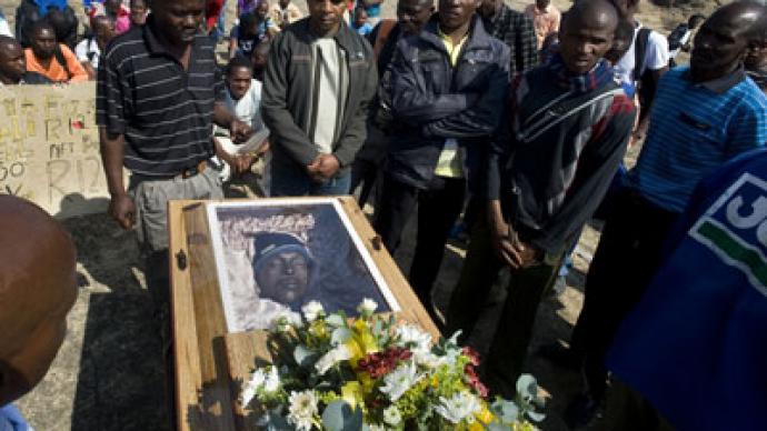 South African miners charged with murder of 34 colleagues killed by police