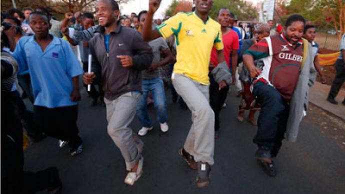 Victory is mine: S. African miners rejoice after murder charges dropped