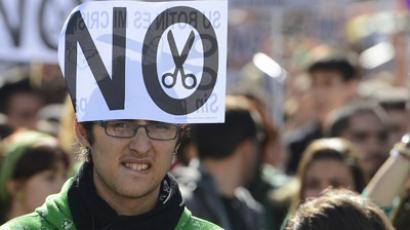 'No to education cuts!' Madrid rocked by new wave of student protests