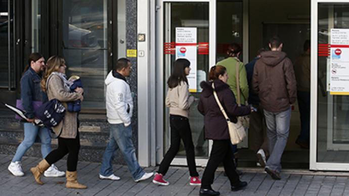 One in four Spaniards jobless as unemployment hits record high
