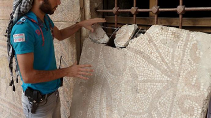 Historic Syrian antiques plundered amid civil war 