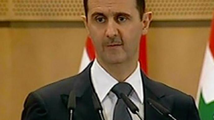 Syrian president calls for national dialogue "in face of conspiracy"