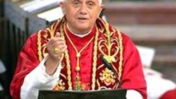 The Pontiff makes an apology