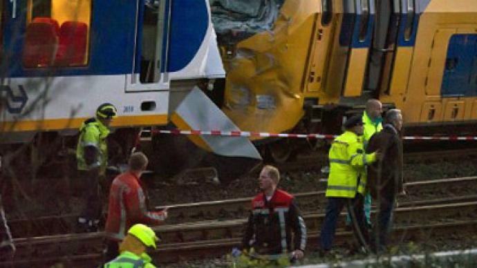 One dead and 125 injured in Amsterdam train crash