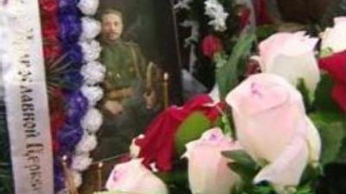 Tsarist General reburied in Moscow after 80 years