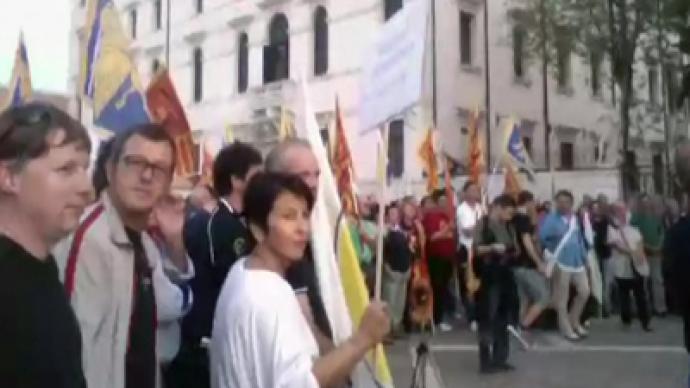 Venetian protesters demand independence from Rome