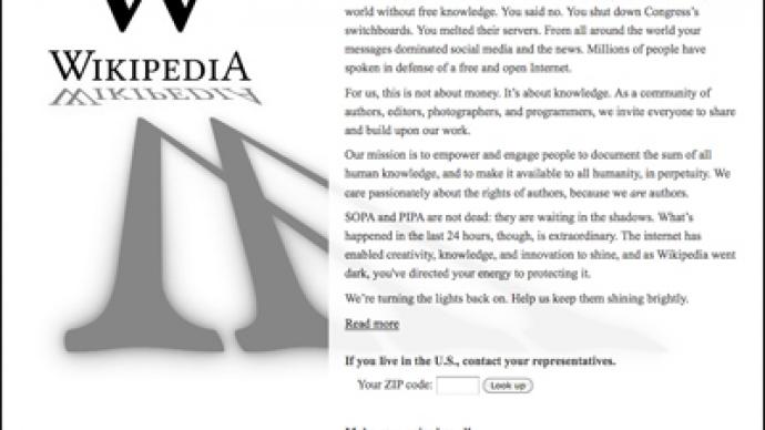Web blackout ends: SOPA bleeding, but not dead