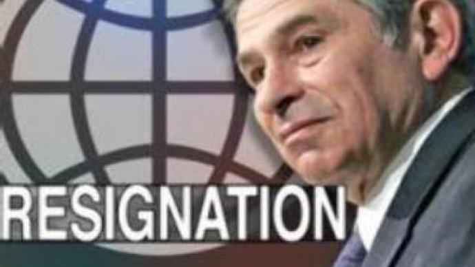 Wolfowitz to leave World Bank
