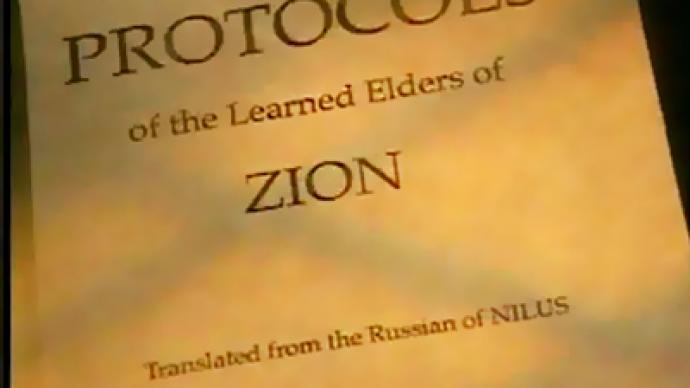 Russian academicians demand ban of Protocols of the Elders of Zion