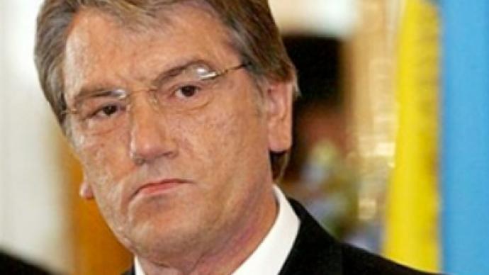 Despite dismal standings in the polls, Yushchenko keeps fighting