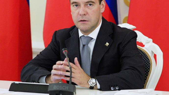 Medvedev praises improvement of investment climate 