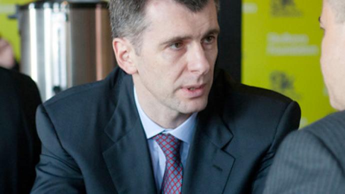 Mikhail Prokhorov eager to exchange business for politics 