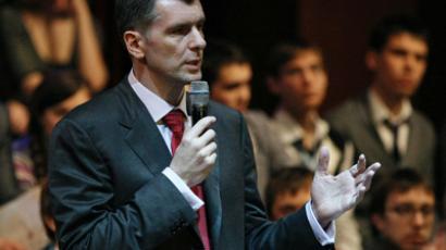 Runoff elections would contribute to democracy – Prokhorov