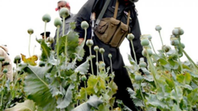 Russia urges stop to flow of Afghan opium