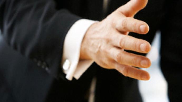 Who will shake hands with Mr. Lukashenko?