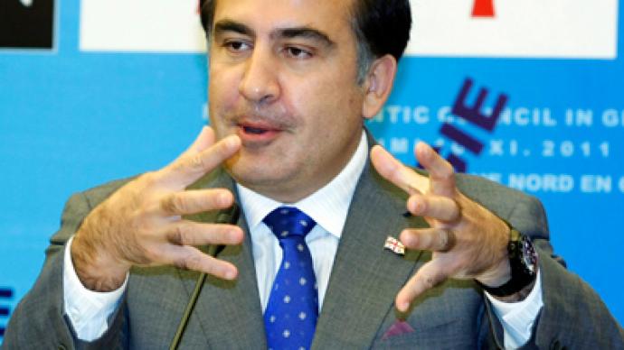 Georgian President Saakashvili 'eyeing Iran war to hold power'