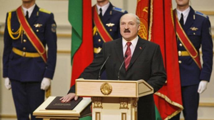 Lukashenko sworn in for fourth term as Belarusian president