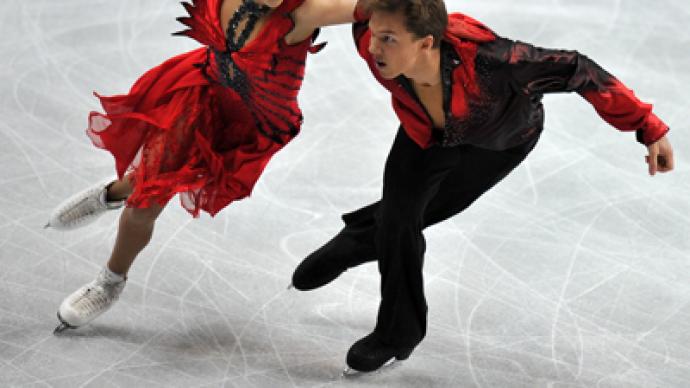 Russian ice dancers settle for silver and bronze in Sheffield 