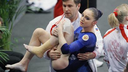 Douglas unreachable for Russia in artistic gymnastics individual all-around