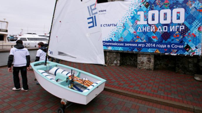 Russia celebrates 1,000 day before Sochi 2014 