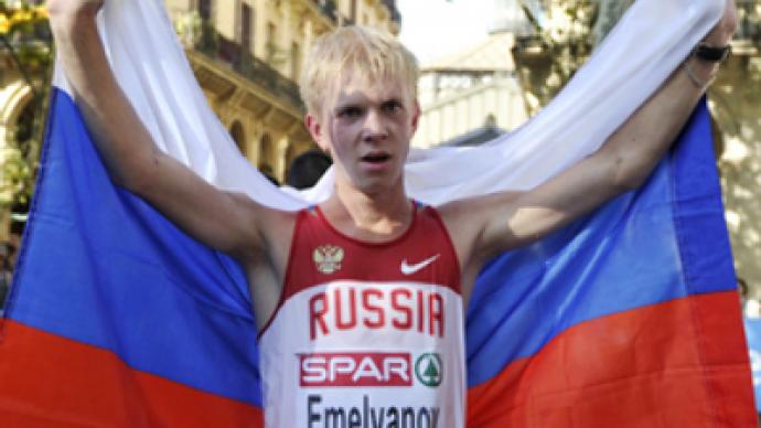 Russia grabs first gold at athletics Euros 