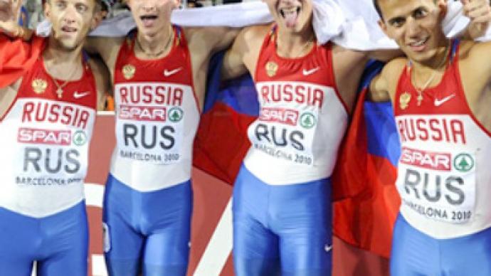 Russian athletes dominate in Barcelona