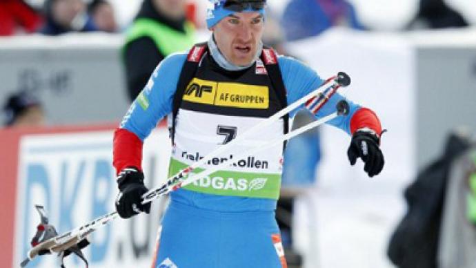 Russian biathlete takes sprint gold at Holmenkollen